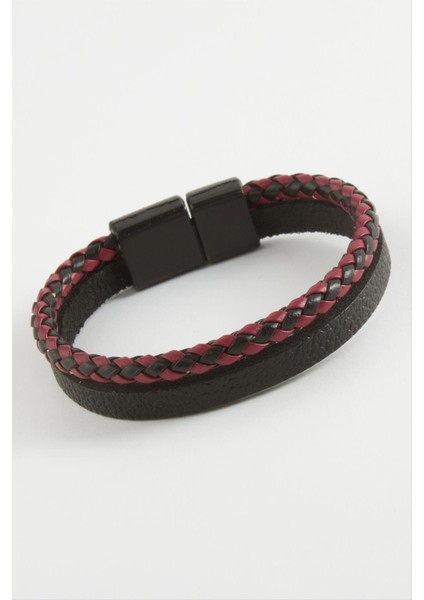 Msa-Shop Mıknatıslı Deri Bileklik-Siyah fiyatları