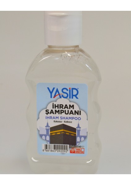 Umre ve Hac Için Kokusuz Ihram Şampuanı – 50 Ml, Seyahat Boyu, Ihrama Uygun- 5 Adet fiyatları