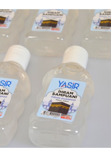 Umre ve Hac Için Kokusuz Ihram Şampuanı – 50 Ml, Seyahat Boyu, Ihrama Uygun- 5 Adet modelleri