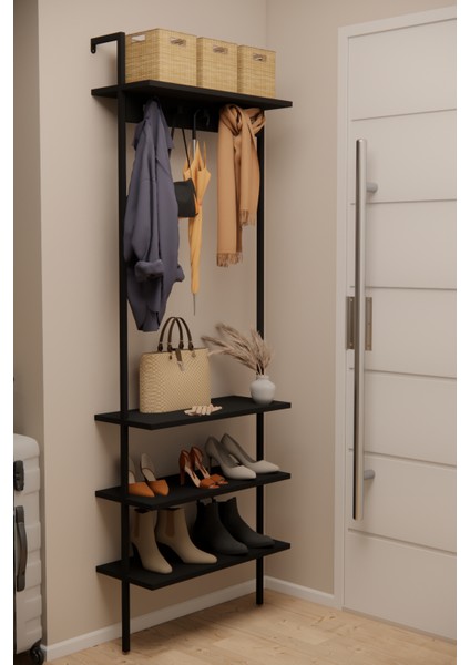 Remo Metal Portmanto , Duvara Monte Elbise Askılığı, Vestiyer ,ayakkabılık, Organizer modelleri