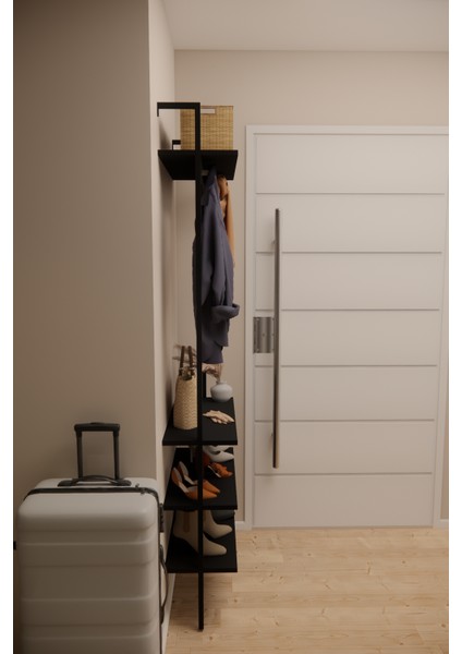 Remo Metal Portmanto , Duvara Monte Elbise Askılığı, Vestiyer ,ayakkabılık, Organizer indirimleri