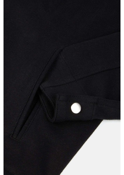Super Soft Fermuarlı Ceket - Siyah modelleri