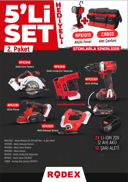 Pro2 Akülü Set Planya Dekupaj Zımba Çivi Tabancası Akülü Matkap 30PCS fiyatları