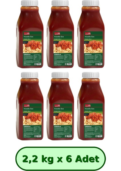 Profesyonel Közella Sos 2,1 L x 6 Adet