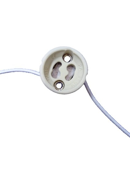 5 Adet GU10 Duy 2A LED Halojen Lamba Duyu 0,75 Mm² Silikon Tel Seramik Duy Bağlantı Duyları 300 W Enerji Sınıfı A
