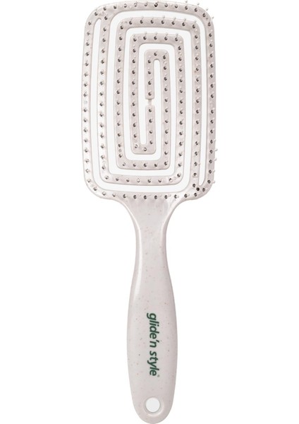 Glide’n Style Eco Flexi Paddle Brush – Doğa Dostu Esnek Saç Açma ve Tarama Fırçası indirimleri