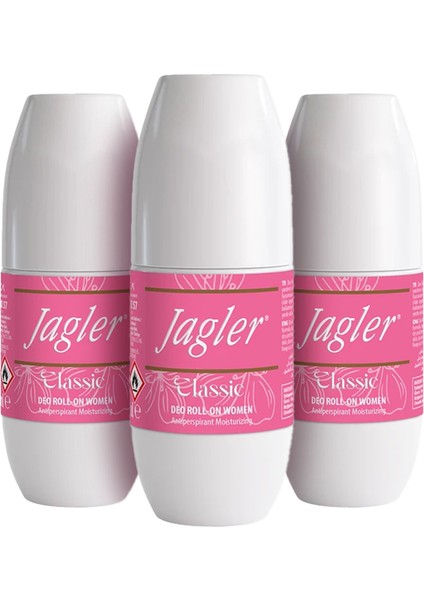 Classic Roll-On Women 50 ml (3'lü Paket)