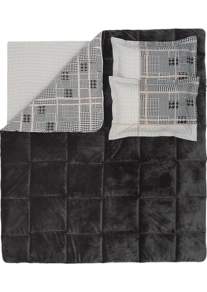 York Çift Kişilik Triola Uyku Seti - Siyah