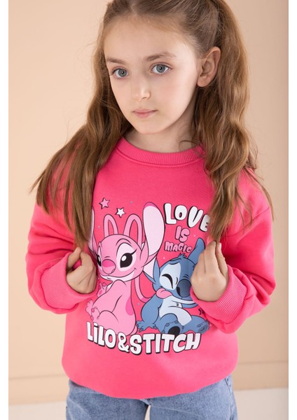 Fuşya Love Karakter Baskılı Şardonlu Badili Kız Çocuk Pantolonlu 2li Takım 22747 fiyatları