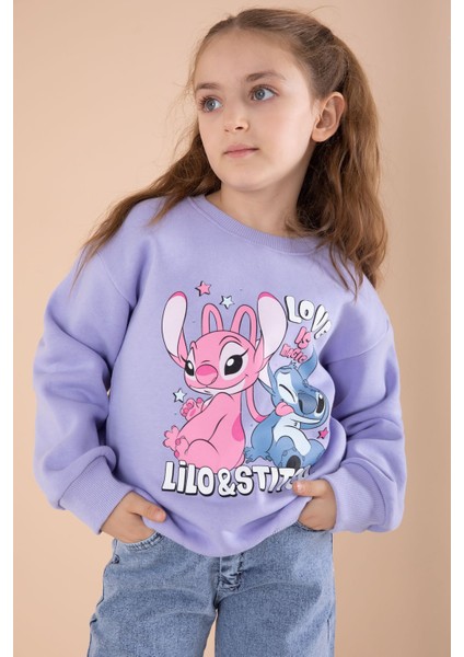 Lila Love Karakter Baskılı Şardonlu Badili Kız Çocuk Pantolonlu 2li Takım 22746 fiyatları