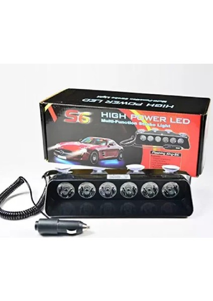 Rv-Light Çakmaklık Bağlantılı Mavi Kırmızı Çakar LED fiyatları