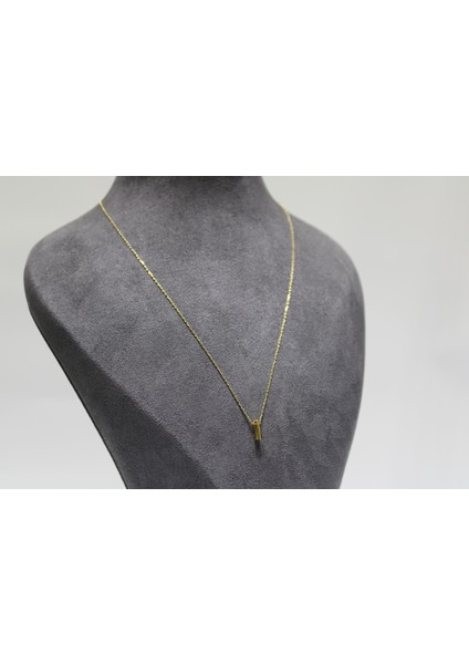 14 Ayar Altın I Harfi Kolye Zinciriyle Beraber fırsatları