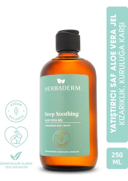 Yatıştırıcı Saf Aloe Vera Jel, Kızarıklık, Kuruluğa Karşı 250 ml fiyatları