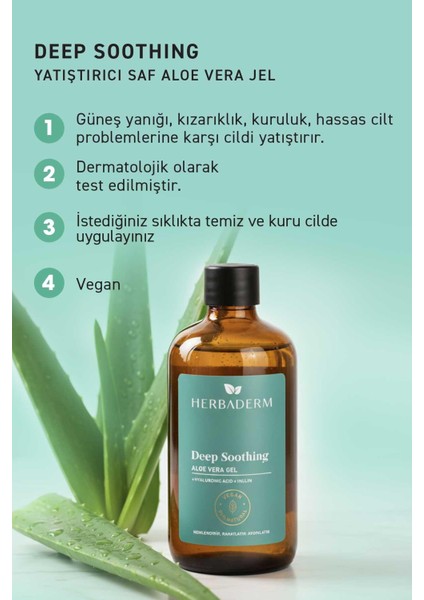 Yatıştırıcı Saf Aloe Vera Jel, Kızarıklık, Kuruluğa Karşı 250 ml modelleri