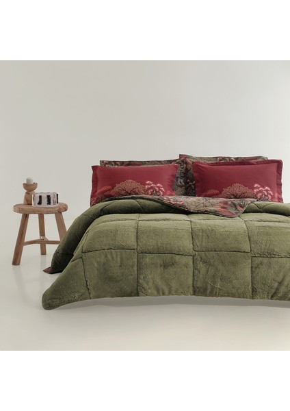 Klimt Çift Kişilik Triola Uyku Seti - Yeşil