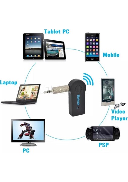 Kablosuz Bluetooth Aux Araç Kiti 5,0 Bluetooth Yeni Sürüm 3,5 Jack Girişli indirimleri