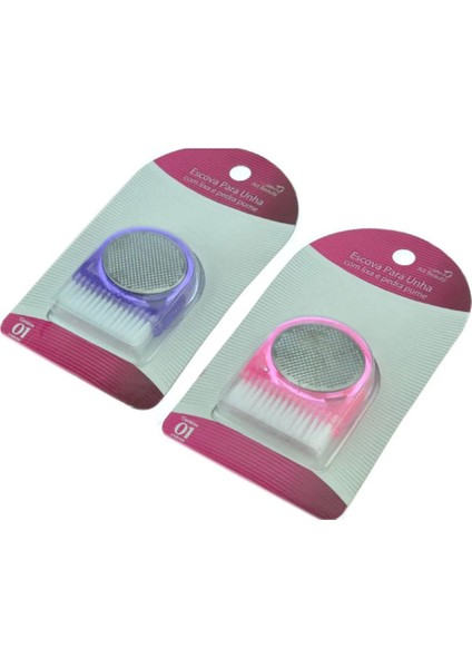 3'ü 1 Arada Topuk Bakım Seti, Topuk Taşı ve Manikür Fırçası ile Bakım