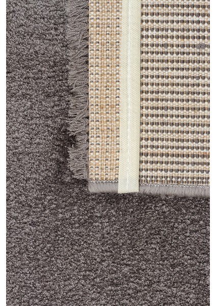 Zen 01 Antrasit Q - Hav Toz Tutmayan Yumuşak Tuşeli Modern Makine Halısı