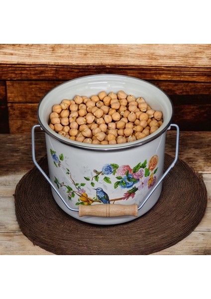 Emaye Bakraç Yoğurt Tenceresi Bakliyat Saklama Tenceresi Patates Soğan Kovası 24 cm 10,20 Litre modelleri