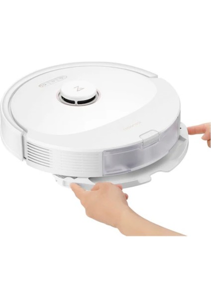 Q8 Max Plus Çöp Istasyonlu Akıllı Robot Süpürge Beyaz