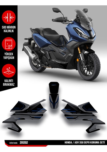 Honda Adv 350 Koruma Seti - Pütürlü