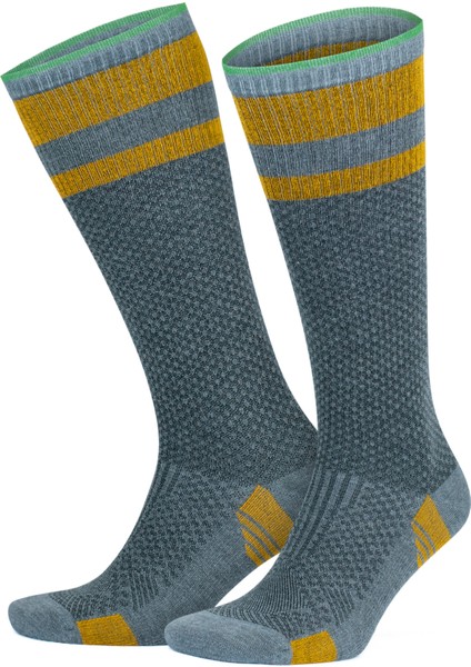 Bambu Dikişsiz Diz Boyu 15-20 mm Hg Basınçlı Kompresyon Çorap 3596