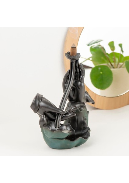 Zen El Lotus Temalı Geri Akışlı Tütsülük fiyatları