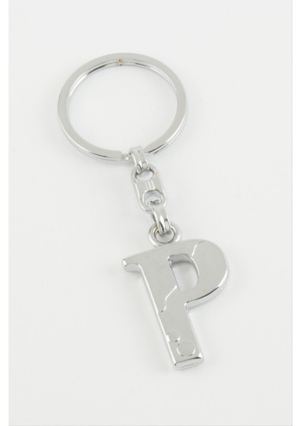 Wizard Harfli Metal Anahtarlık-P