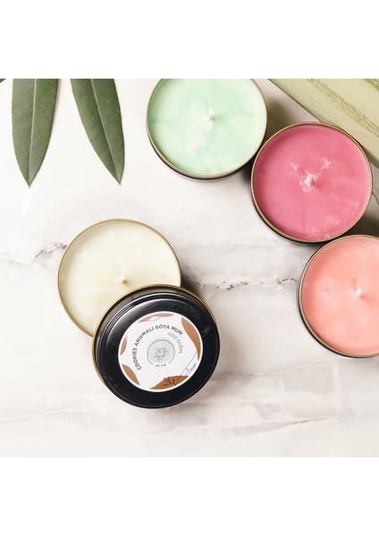 Kurabiye Aromalı Metal Soya Mum fiyatları