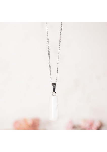 Kristal Kuvars Doğal Taş Kolye fiyatları