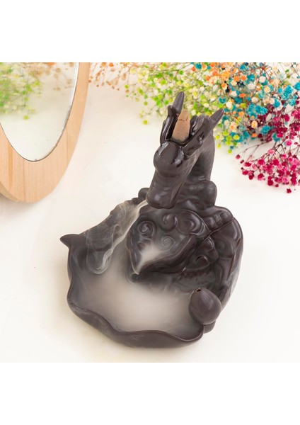 Zen Ejderha Temalı Geri Akışlı Şelale Tütsülük fiyatları