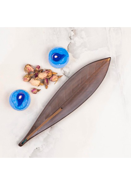 Yaprak Temalı Kahve Çubuk Tütsülük fiyatları