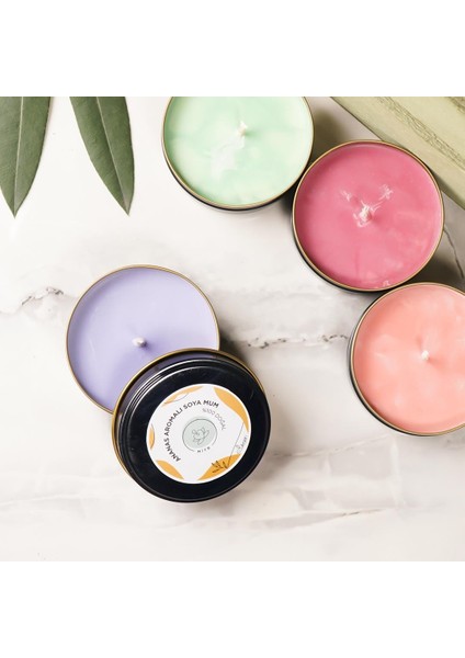 Ananas Aromalı Metal Soya Mum fiyatları