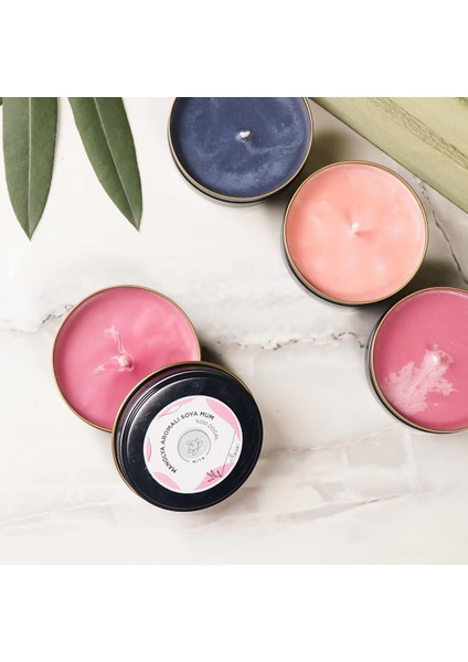 Manolya Aromalı Metal Soya Mum fiyatları