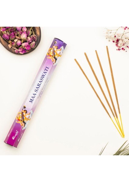 Maa Saraswati Aromalı Premium Çubuk Tütsü