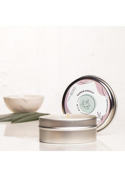 Hamam Aromalı Metal Mum