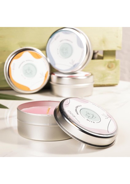 Pudra Aromalı Metal Mum fiyatları