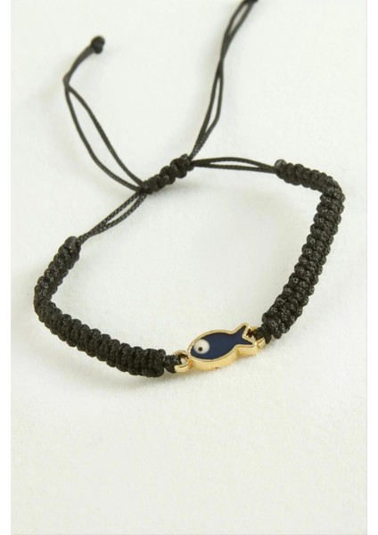 Balık Makrome Ip Bileklik