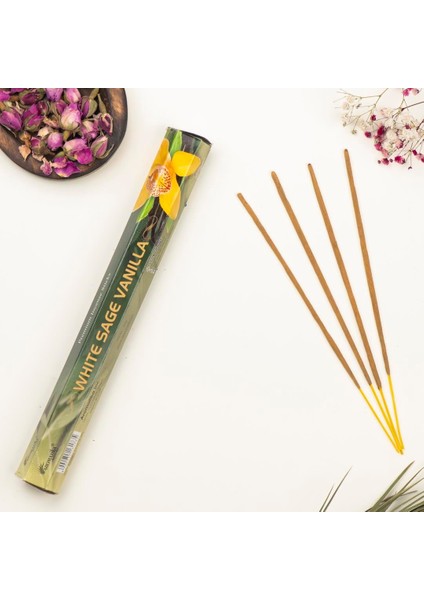 White Sage & Vanilla Çubuk Tütsü