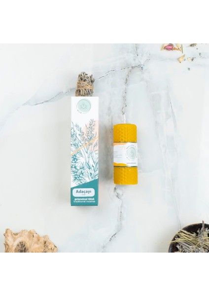 Rishi Balmumu Mum & Demet Tütsü Seti