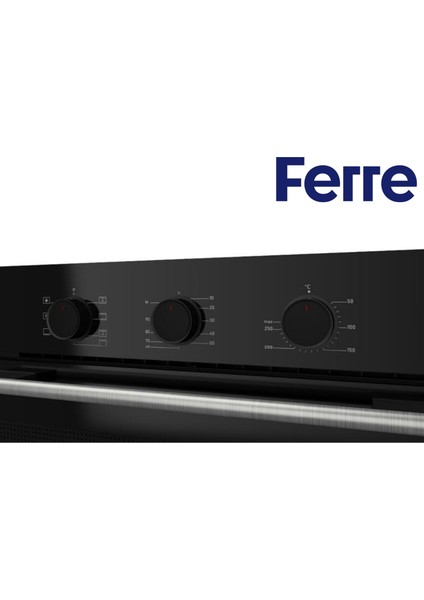 Flowart Lumino Silenart Ultra Sessiz Siyah Ankastre Set ( D077-SA + QBL62CS + SS205 )