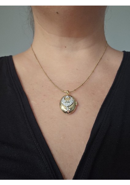 Alya Kapaklı Anka Kolye