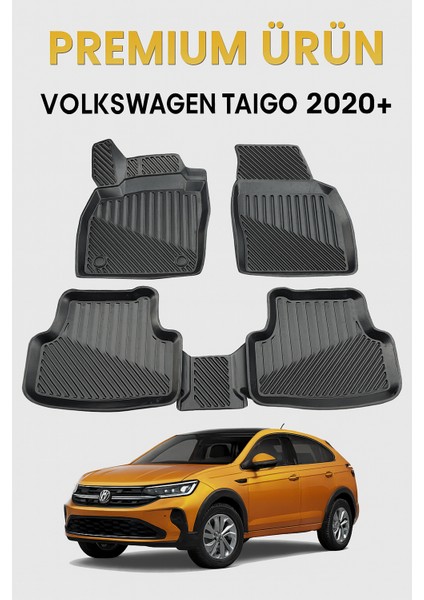 Volkswagen Taigo 2020+ Uyumlu 3D Oto Paspas Premium