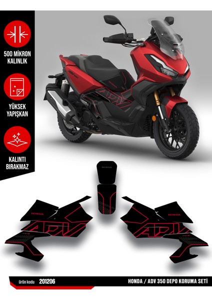 Honda Adv 350 Koruma Seti - Pütürlü