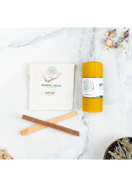 Sukha Balmumu Mum & Ağaç Tütsü Seti