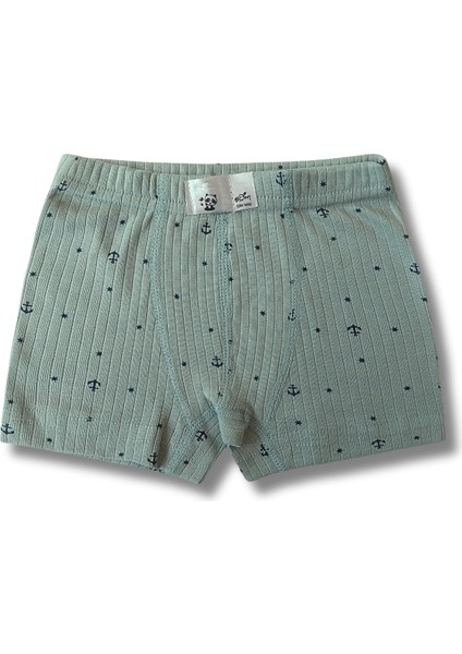 %100 Pamuk Erkek Çocuk Boxer Külot Iç Çamaşır 6'lı Set modelleri