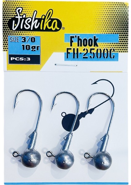 2500 #3/0 10GR Jig Head