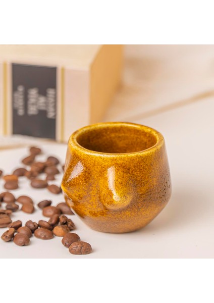 Lilith Yellow Handmade Seramik Espresso Bardağı fiyatları