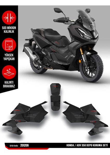 Honda Adv 350 Koruma Seti - Pütürlü