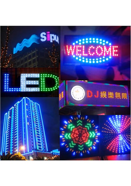 T1000S LED Piksel Kontrol Cihazı Düzenleme Yazılımı 2048 Sd Kart Kayıt Dc 5-24V Işık Aydınlatma 256MB Hafıza WS2811 Rgb Destekli